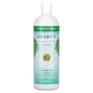 Auromere Ayurvedic Shampoo with Neem, Aloe Vera, 16 fl oz (473 ml)
