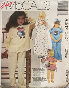 McCall's 5407 Sewing Pattern (Vintage) UNCUT