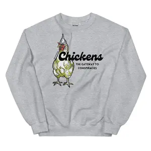 Chicken Gateway Unisex Crewneck Sweatshirt
