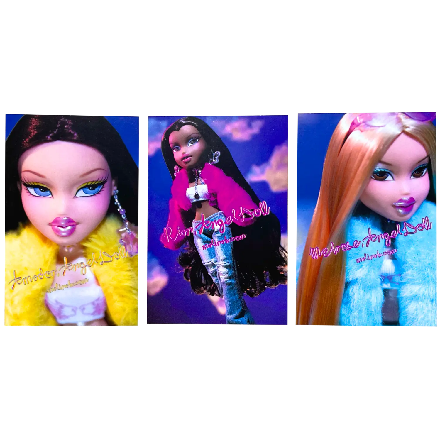 Bratz Doll Girly Y2K Art Physical Print Photo Cards by malinahDoll