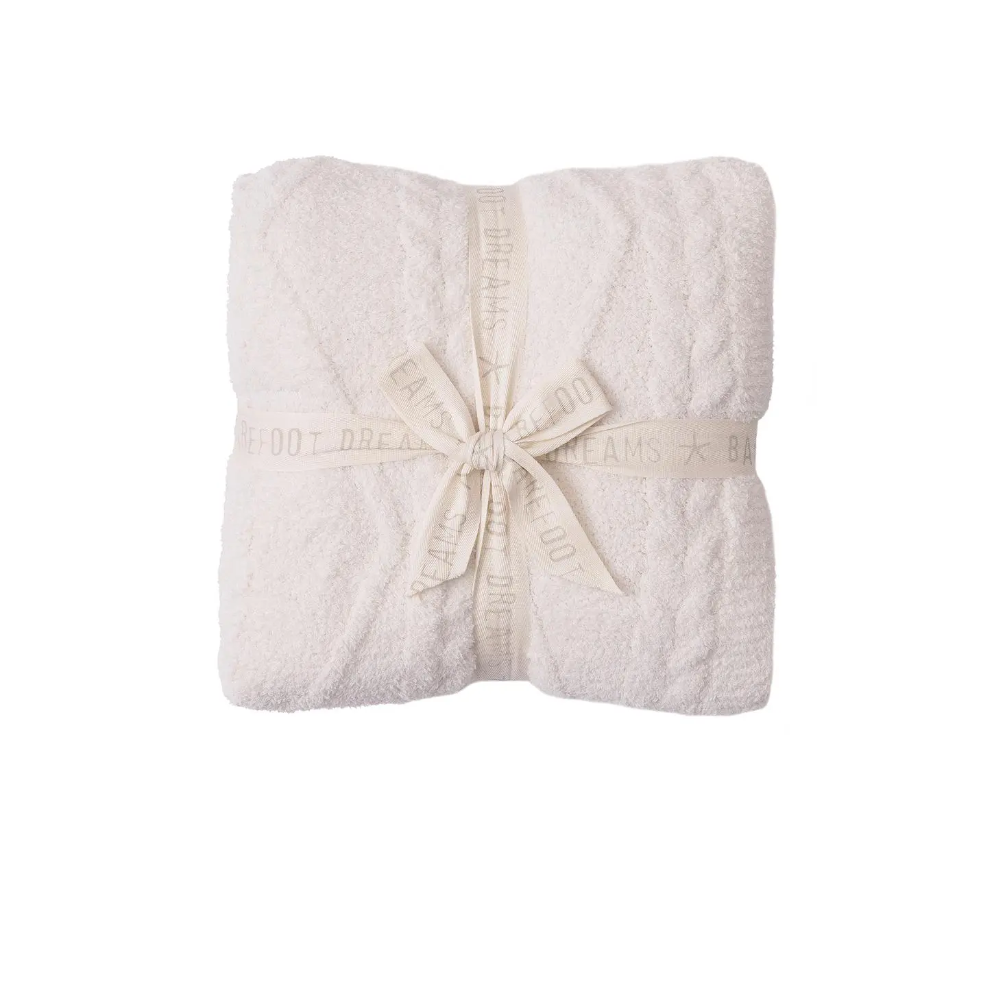 Barefoot Dreams CozyChic Fisherman Cable Throw in Cream Barefoot Dreams CozyChic Fisherman Cable Throw in Cream