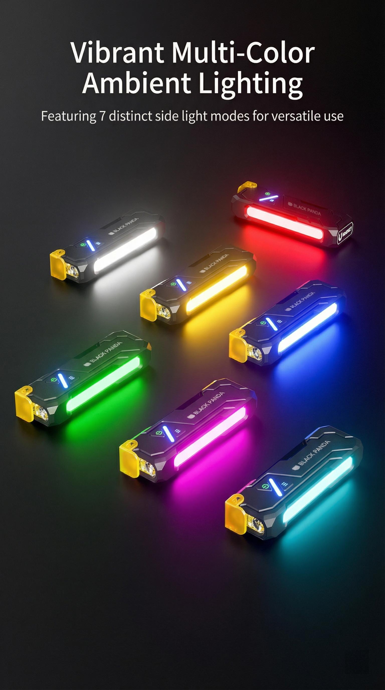 BlackPanda Mini Pocket Flashlight EDC, Ultra Bright Rechargeable water resistance Torch Light