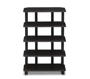 Five Shelf Corner Home Office Bookcase