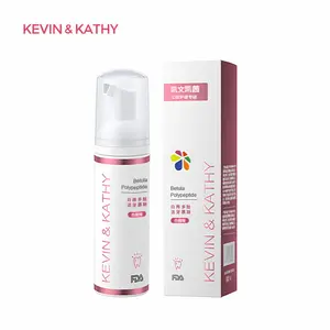 KEVIN&KATHY Betulo Polypeptide Toothpaste 60ml White Peach Flavor Herbal Ingredients Deep Clean Stain Removal Fluoride-Free Travel-Friendly Natural Protection & Birch Extract