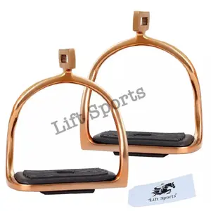 4.75 Inch Double Bend Horse English Stirrups Irons