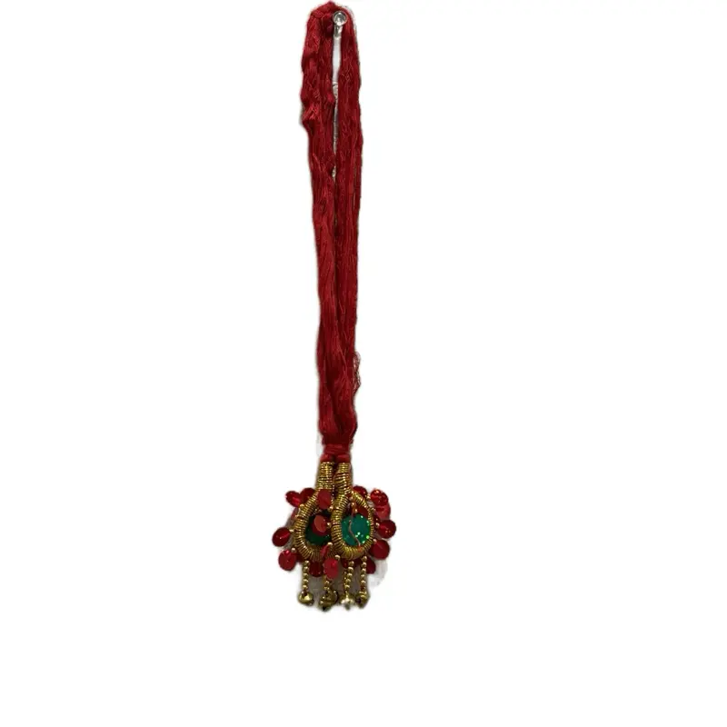 Women's Traditional Handmade Craft Lachha Dori Nepali Hairpiece - Compact, Elegant Everyday Fashion Hair Accessory for Hair Styling, Daily, Female, Nepali Craftsmanship, Unique Touch