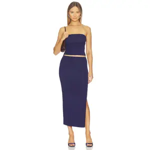 ALL THE WAYS Natalie Skirt Set in Navy