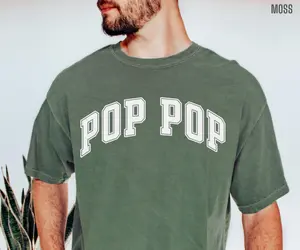Pop-pop Shirt Comfort Colors Pop Pop Tshirt Father's Day Gift for Pop-Pop Pocket Tee New Pop-Pop Gift Vintage Pop-Pop T Shirt Best Pop Pop