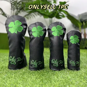 Clover Lucky Day Series Golf Club Cover, Golf Accessories, Dust-Proof & Durable Design, Single Swing Protective Accessory for Best Protection