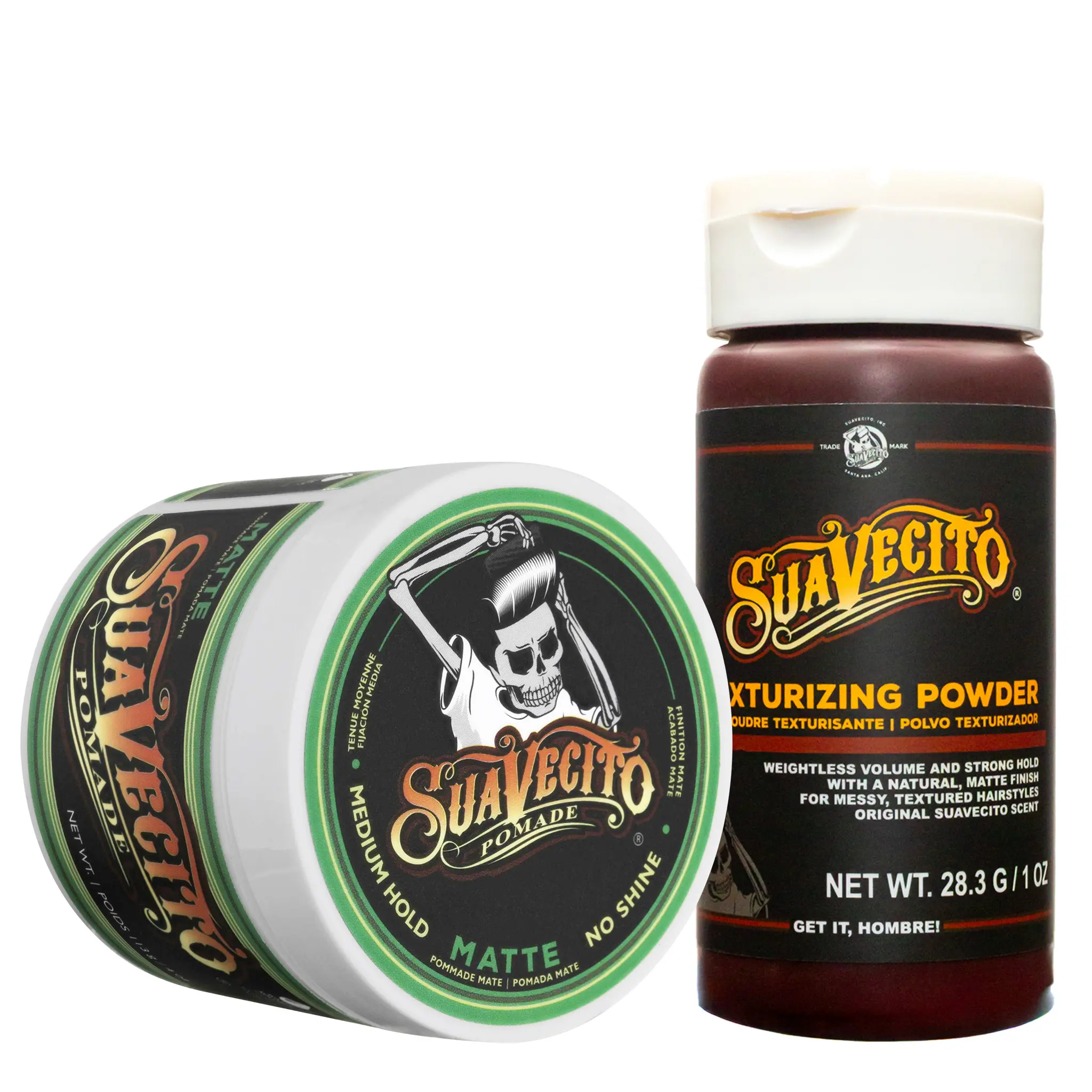 Hair Volume Duo | Matte Finish, Texture & All-Day Hold | Matte Pomade + Texturizing Powder Hair Volume Duo | Matte Finish, Texture & All-Day Hold | Matte Pomade + Texturizing Powder