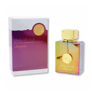 Armaf Club De Nuit Untold Unisex Fragrance, Alcohol-Based Eau de Parfum with Fruity Bergamot Mix, 3.4oz for Day-Evening Use, Edp Spray, High Quality Fragrance