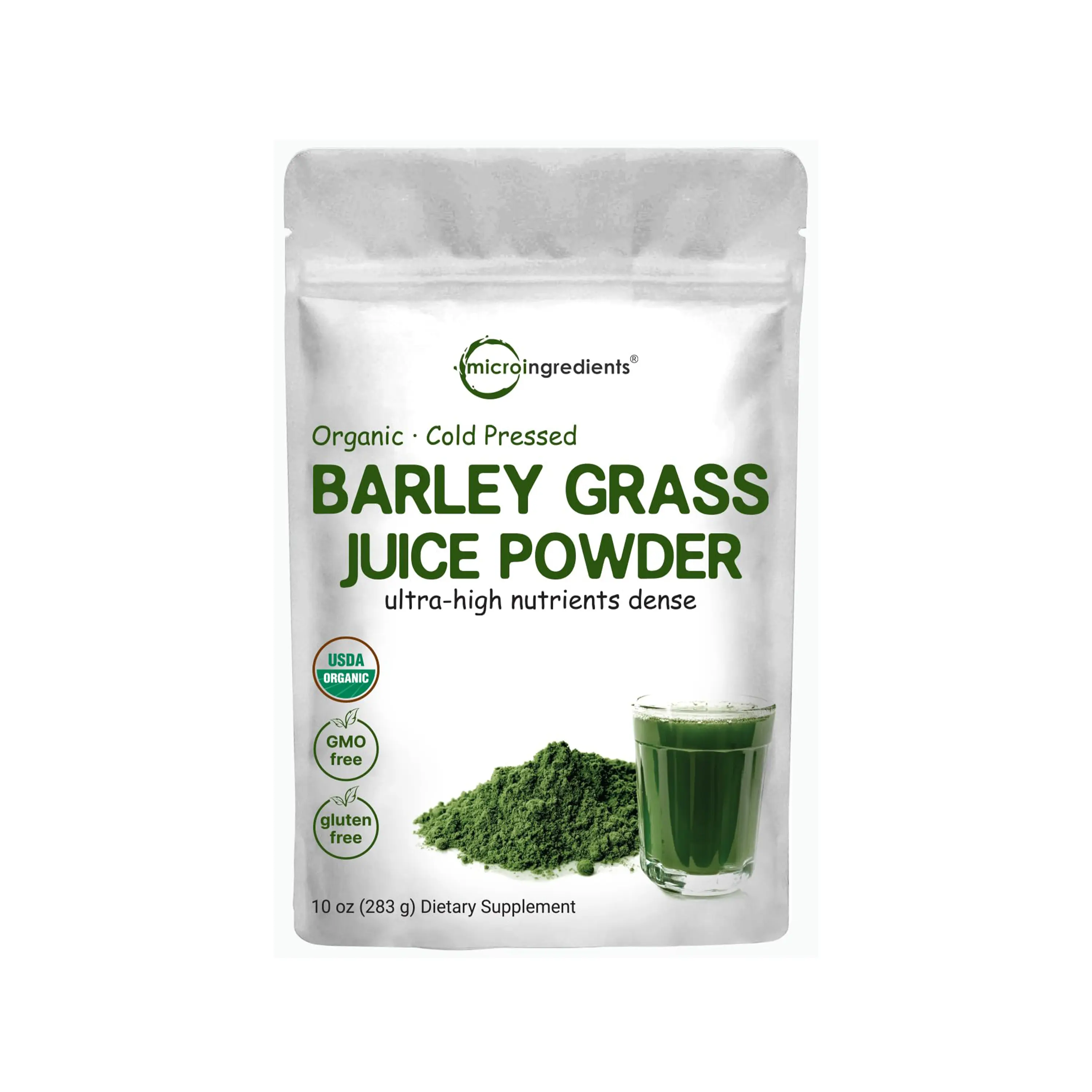 Micro Ingredients Organic Barley Grass Juice Powder, 10 Ounce Micro Ingredients Organic Barley Grass Juice Powder, 10 Ounce