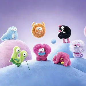 OHKU Monster Verse Quirky Work Fam Plush Charm Blind Box