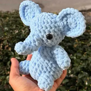 Blue Elephant crochet