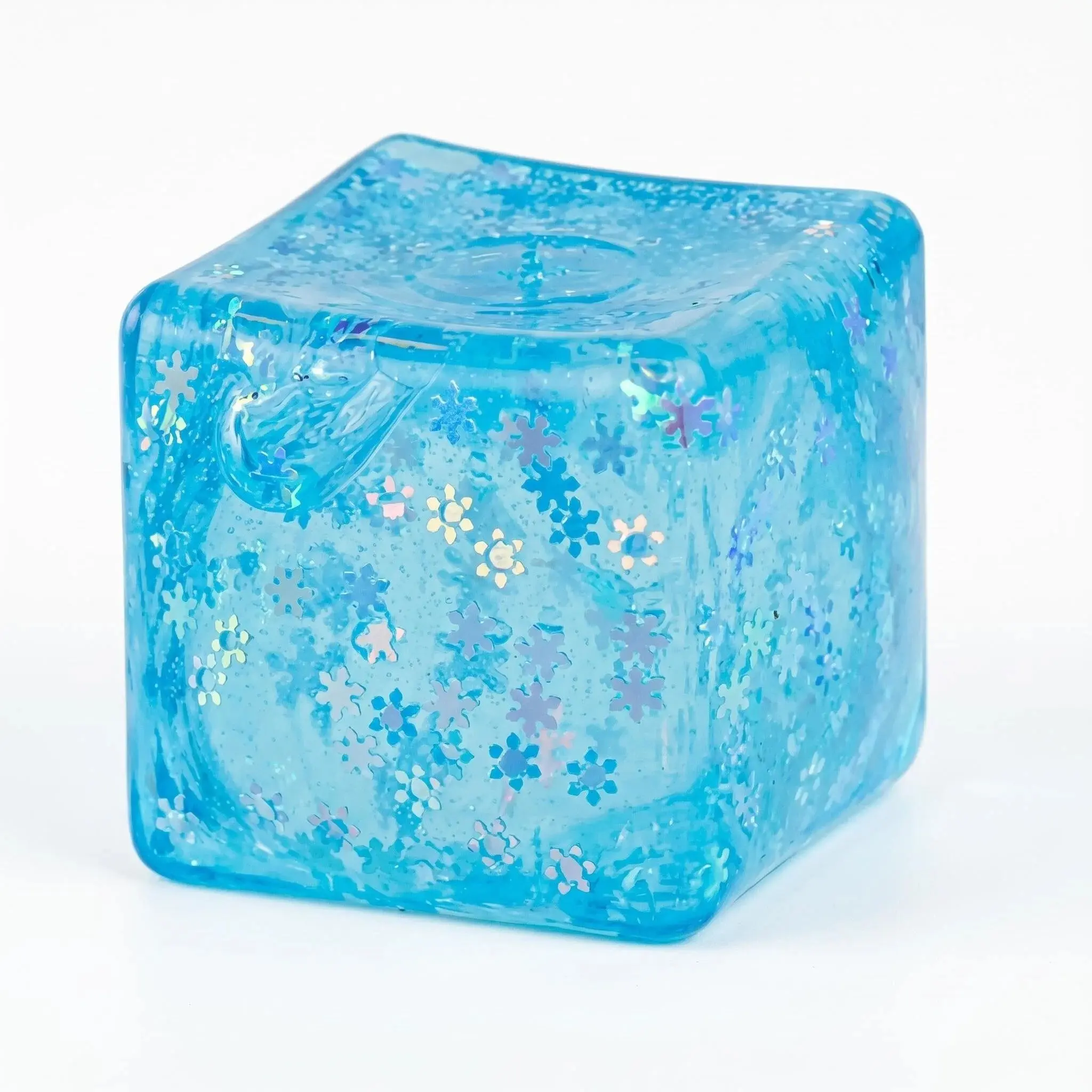 Nice Ice Cube Sensory Squeeze,Nice Cube Squishy Stress Cube for Adults,Squishies Stress Cube Toys,Squishy Slow Rising Cube Squeeze Sensory for Anxiety Stress Relief