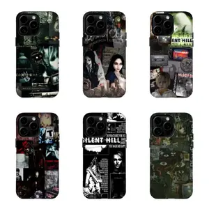 Silent Hill & Resident Evil Horror Collage Phone Case,for iPhone 16 15 14 13 12 11 17Pro Max,for Samsung S25 S24 S23 S22 Ultra,Gifts For Fans Men Women, Phone Accessories