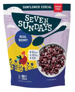 Seven Sundays- Real Berry Sunflower Grain Free Cereal, Real Berry, 8.00 oz, box
