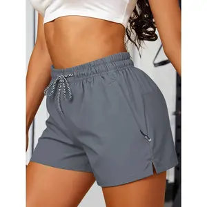 Women's High Waist Drawstring Summer Shorts | Loose Casual Shorts with Pockets