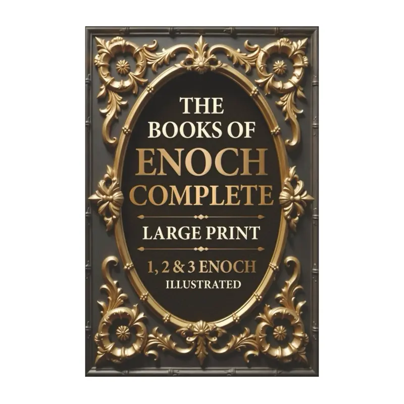 The Books of Enoch Complete LARGE PRINT (Illustrated): 1, 2 & 3 Enoch With Authentic Illustrations, Insightful Introductions and Commentary