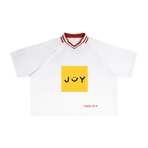 JOY ◡̈ | Collar Boxy T-Shirt