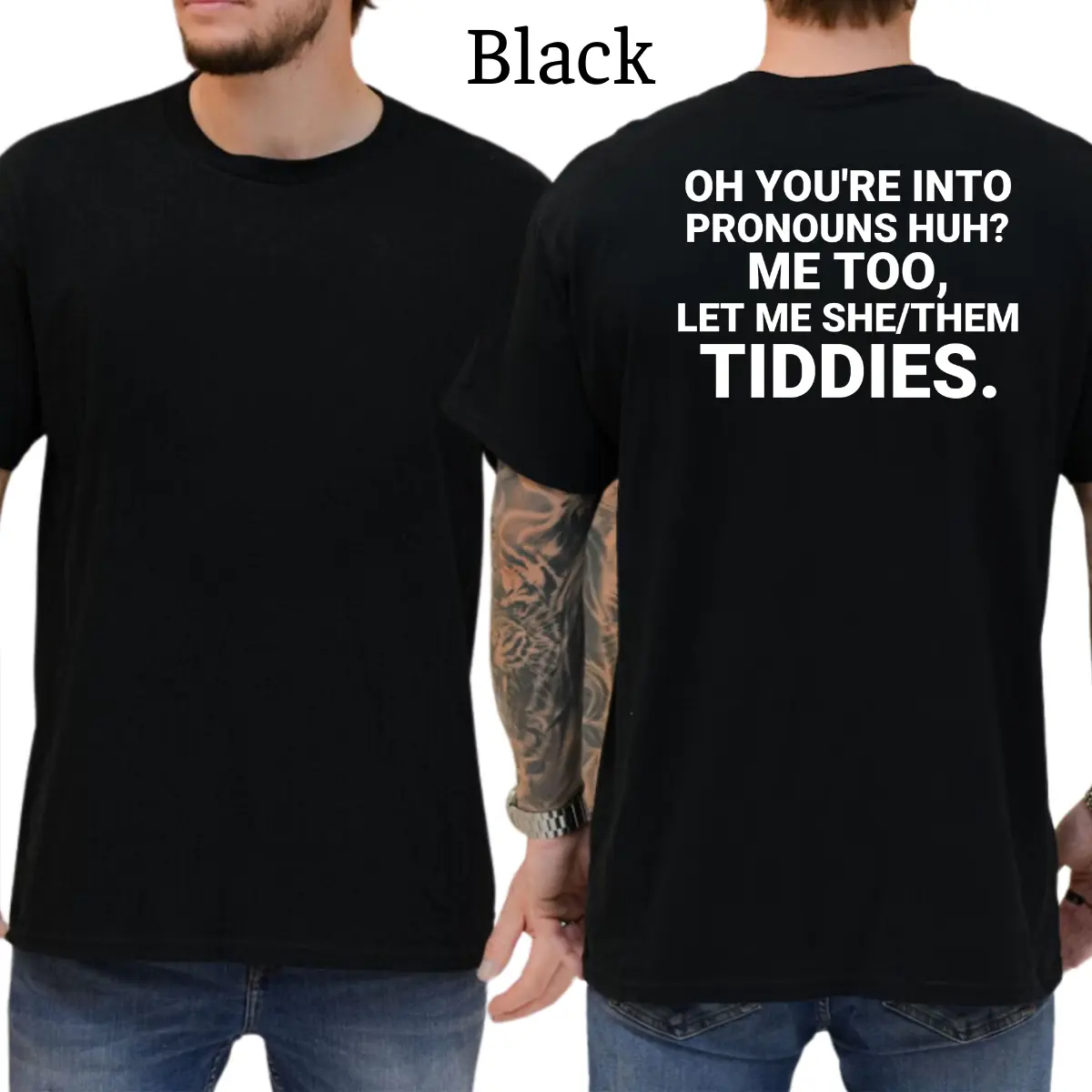 In To Pronouns T-Shirt, Conservative Shirt, Funny Republican Tee, Dad Gifts, Casual Menswear, For Men