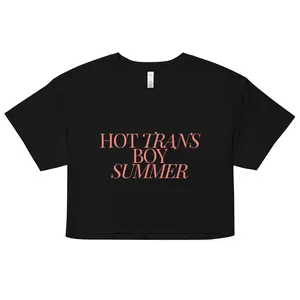 Hot Trans Boy Summer crop top