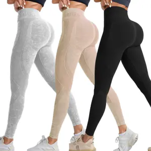 Women's High Waist Yoga Pants with Tummy Control and Butt Lifting for Fitness and Running - Solid Color Nylon Spandex Leggings sporty stretch legging