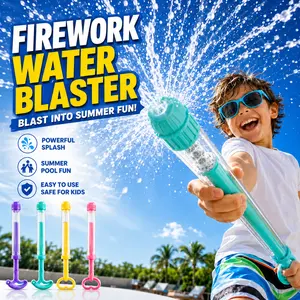 4PCS/8PCS Spiral Firework Water Guns for Kids, Bulk Squirt Guns That Spray Like Fireworks, Summer Pool Backyard Beach Party Outdoor Toys for Boys & Girls