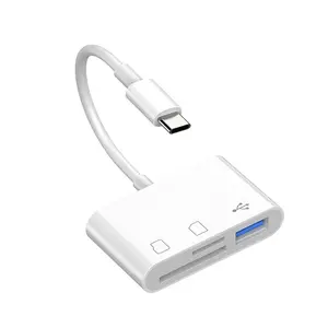 Type C OTG Adapter TF/SD Card Reader For Cell phone Accessories 3 in 1 USB C to A Connector