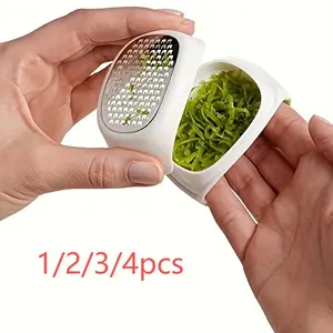 1/2/3/4pcs Citrus Zester&Grater - Anti Slip Lemon Peeler, Food Safety Stainless Steel Blade, Kitchen Tool for Peeling Oranges And Fruits, Suitable for RV Travel Kitchen Use, And Essential Bar Additions