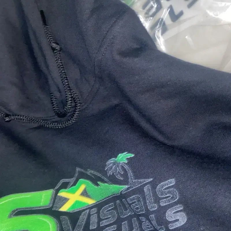 "6-VISUALS" STARTER Hoodie with Palm Tree & Jamaica Flag Design for Men Women