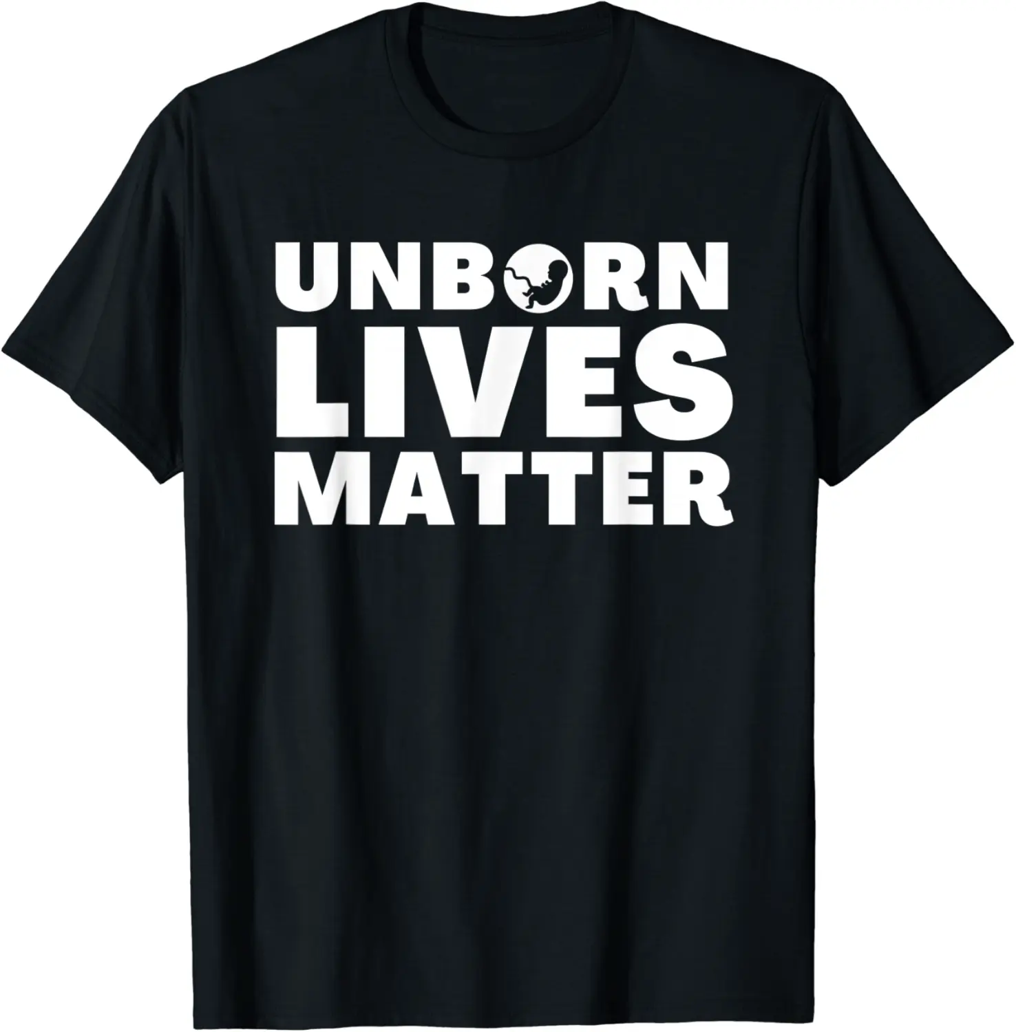 Pro-Life Anti Abortion Political Unborn Lives Matter Fetus T-Shirt - Anarosavill Shop 40B0B5STNFXL