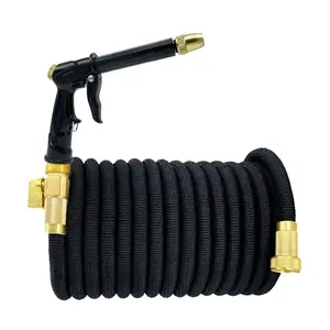 High Pressure Car Wash Gun Set, Garden Watering Magic Automatic Retractable Hose Soft Tube, Home Use Cleaning Tool
