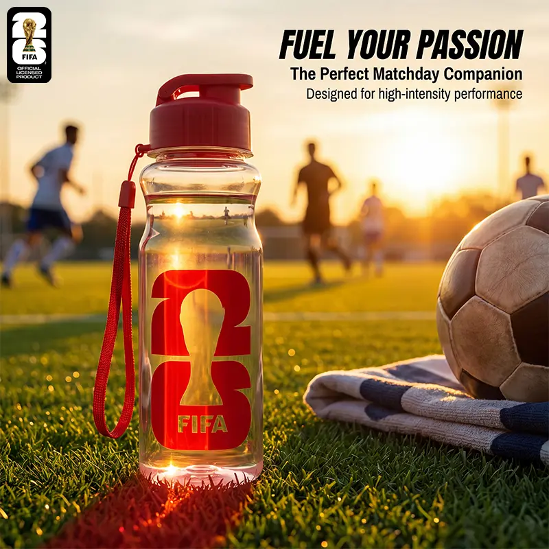 FIFA Official Licensed Dual-Colors Commemorative Merchandise, Limited Edition Design with 2026 FIFA World Cup Emblem, Trophy Motif, "UNITED 2026" Theme Text, Honoring North America’s 1st Tri-Nation Hosted Tournament