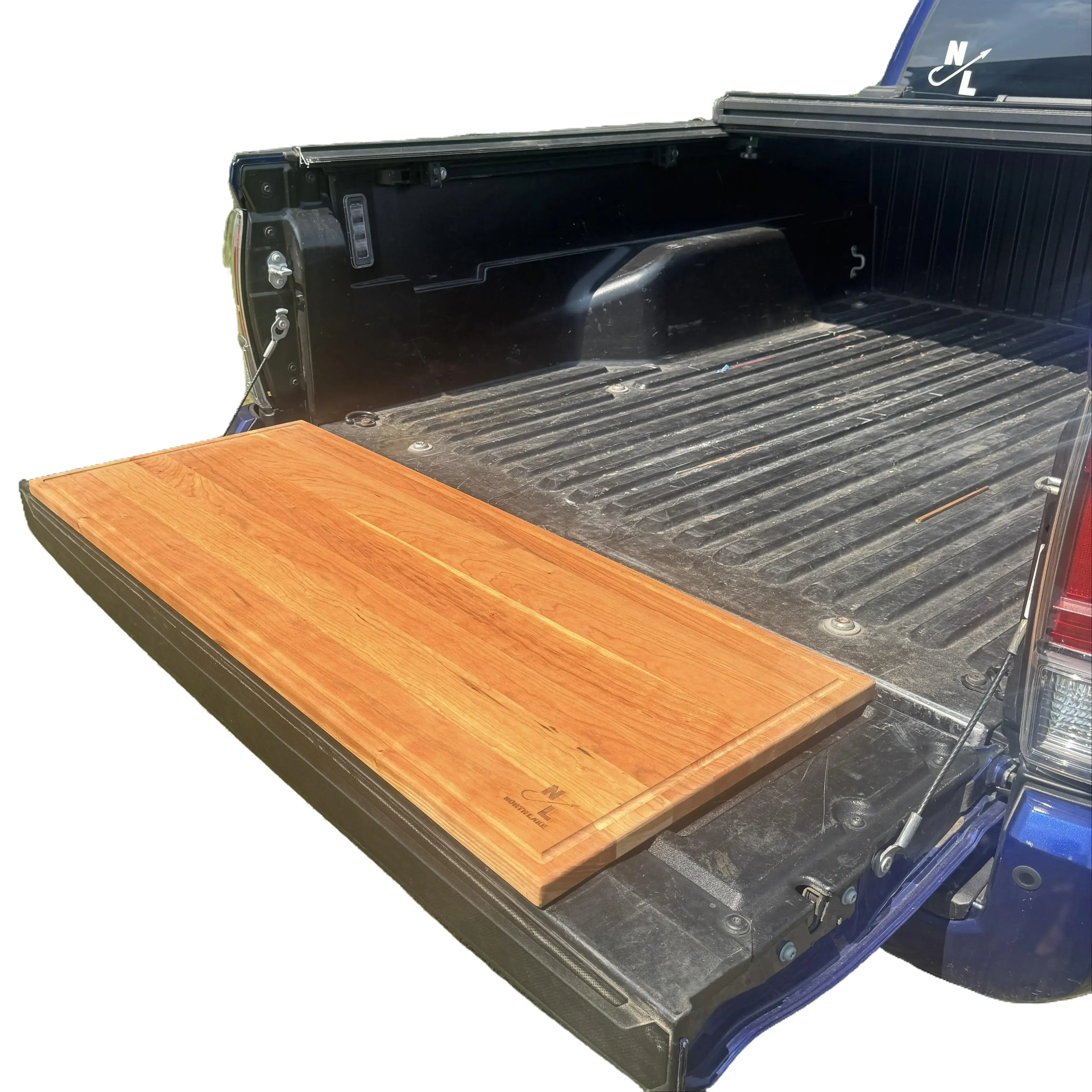 XL Wood Cutting Board, 47x18in, Tailgate, Fishing, Hunting
