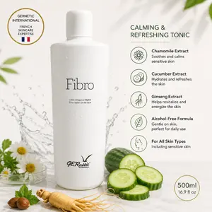 Gernetic Fibro Alcohol-Free Calming Tonic Lotion | Gentle Makeup Remover & Refreshing Face Toner 500ml