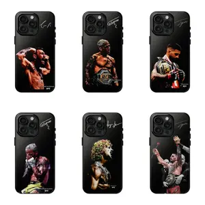 UFC Fighters Collection Signature Championship Fight Night Durable Phone Case & Cover, Casing for iPhone 12-17 Pro/Pro Max/Plus, Mobile Phone Accessory, Holiday Gift for Friends