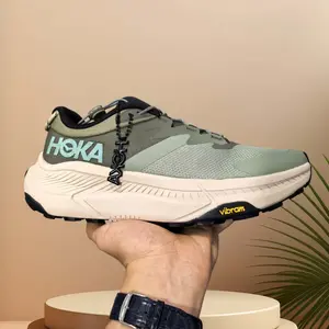 Casual, versatile, and comfortable low-top trail-running shoes for urban commuting and running. Men's style. Green