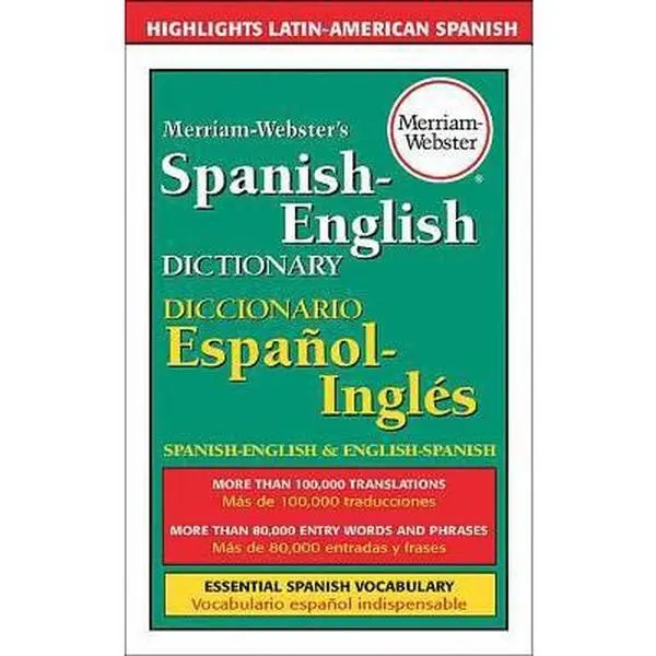 USED Book - Merriam-Webster's Spanish-English Dictionary by Merriam-Webster (Paperback) - english