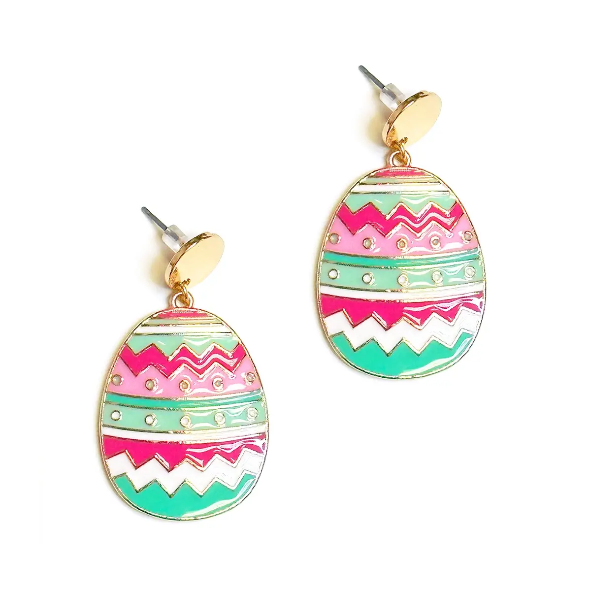 Viv&Lou Egg-Stra Special Enamel Easter Egg Earrings