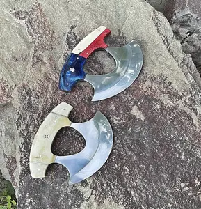 Ulu Knife High Carbon Steel Chopper