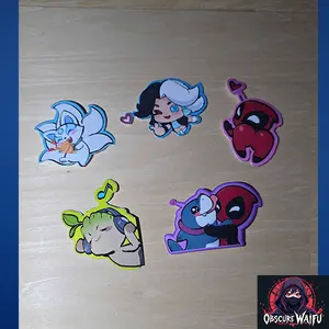 Rivals Plush Accessory STICKERS (Wave 1)