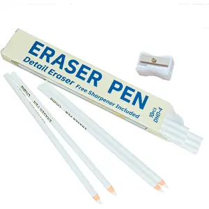 Erasers for Pencils10-Pack Precision Eraser Pencil Erasers for Drawing White Magic Erasers for  Artists, Teacher Supplies & Office Necessities  to School Supplies