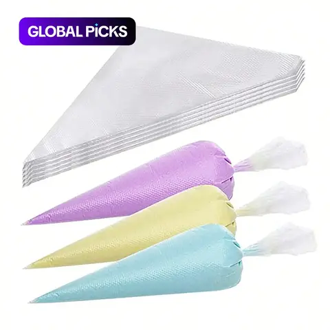 100pcs Triangular Piping Bags, Baking & Decorating Tool for Cake, Cookie and Pastry #GLOBAL PICKS