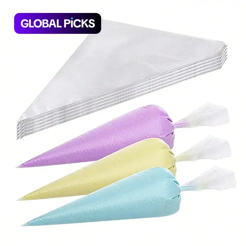 100pcs Triangular Piping Bags, Baking & Decorating Tool for Cake, Cookie and Pastry #GLOBAL PICKS