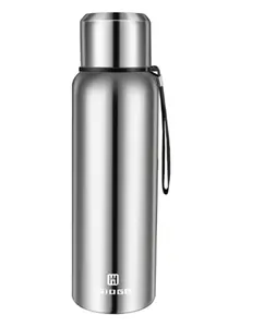 Insulated vacuum Thermo Bottle 750ml/25oz with cup Stainless steel coffee bottles for hot and cold drink water flask.(Silver,750ml) Drinkware Tumbler