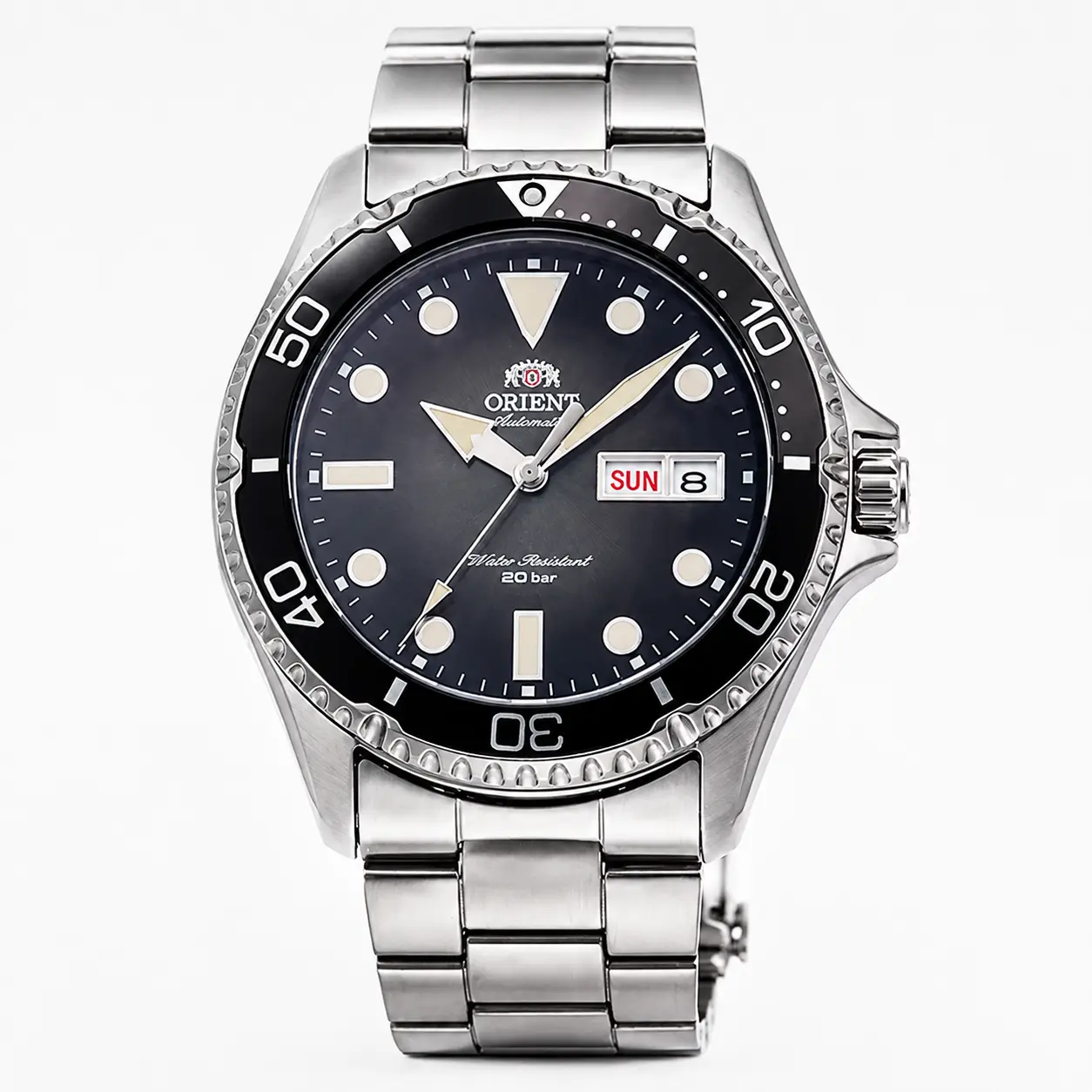 Men's Eastern Automatic Mechanical Dive Watch - 200m Waterproof Multifunctional High Quality Fashionable Stylish Watch, Automatic Winding (No Batteries), Luminescent Dial with Calendar, Rotating Bezel, Ideal for Outdoor Swimming, Great Gift for Him