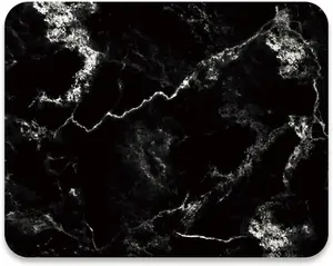 Audimi Mouse Pad Medium Mouse Mat Anti-Slip Base for PC Office Working Gaming, Black Marble Audimi Direct