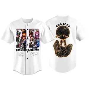 U CB Baseball Jersey, RnB Tour Shirt, Ray & Brown Concert Jersey, RnB Music Fan Shirt, Baseball Jersey, Unisex Shirt