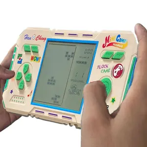 Large-screen handheld game console for children and elementary school students, a nostalgic old-fashioned educational toy game machine